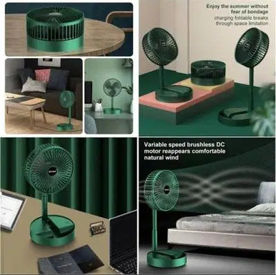 Green Desk Fan - 1 Pc - 0.5W Energy Efficient Cooling Solution