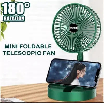 Green Desk Fan - 1 Pc - 0.5W Energy Efficient Cooling Solution